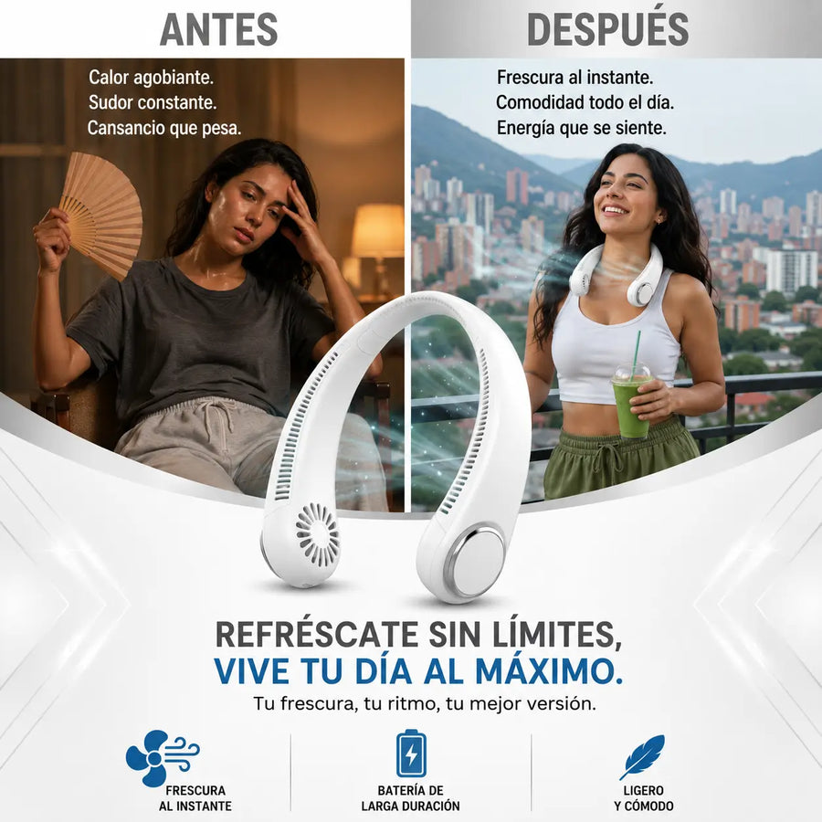 Artic Air - Ventilador cuello más repelente ultrasonico
